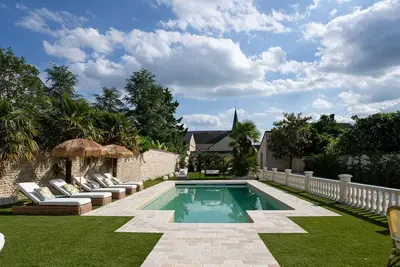 Image de Maison de campagne tout confort avec piscine chauffée en Eure et Loire