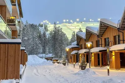 Image de Ski Chalet C23 by Aavalevi Holidays, Ski-in/out