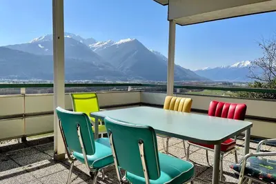 Image de Panoramic View Bungalow w/ Terrace & Ac Between Locarno & Bellinzona
