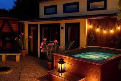 Image de Wellness Massage Sauna Holiday apartment Whirlpool Incl. beer dispenser