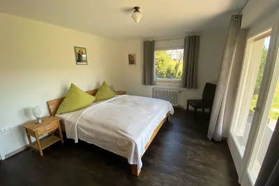 Image de Appartement '60m², 1 chambre' avec vue sur la montagne, terrasse partagée et Wi-Fi