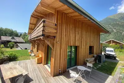 Image de Maison paradis vert au pied du Mont Blanc