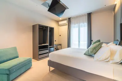 Image de Chambre 'Verde' avec vue sur la montagne, terrasse partagée et climatisation