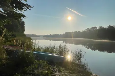 Image de Maison de vacances 'Seeblick' avec vue sur le lac, terrasse privée et jardin privé