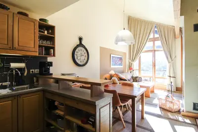 Image de Grand T2 Résidence Pierre & Vacances, orienté sud avec cheminée