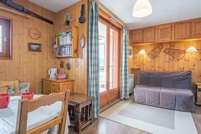Image de Studio cocooning 3 pers, vue montagnes à Aussois