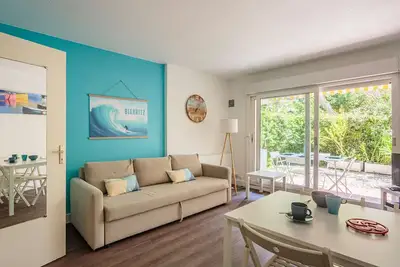 Image de Charmant studio avec terrasse et parking à Biarritz
