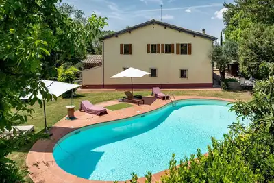 Image de Magnifique maison de vacances privée avec Wifi, piscine privée, Tv et parking, près de Sienne