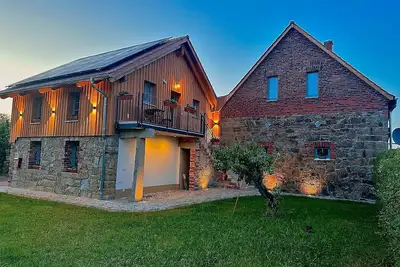 Image de Aubrac-Ferme bio Königshainer Berge avec jardin privé, balcon et Wi-Fi