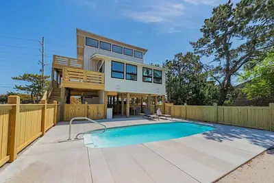 Image de Sound side cottage 3-bedrooms with private pool and Ac in Rodanthe, dog friendly