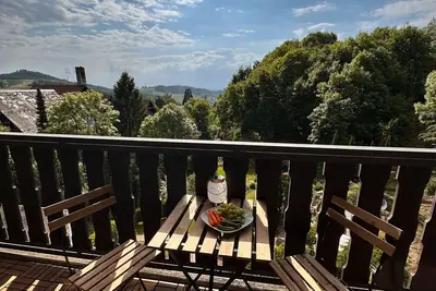Image de Appartement 'Schmuckkästle' avec vue sur la montagne, jardin commun et Wi-Fi
