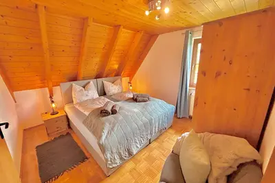 Image de Appartement 'Weideblick' avec terrasse partagée, jardin commun et balcon