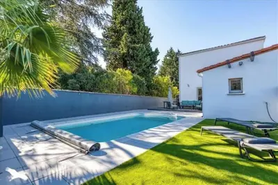 Image de Villa Moderne à Montpellier - Piscine - Tramway