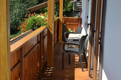 Image de Appartement 'Gruberhof 1 avec vue sur la montagne', jardin commun et Wi-Fi