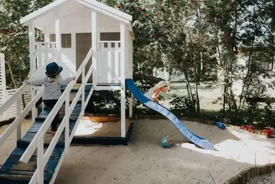 Image de Maison de vacances Pobierowo pour 1 - 6 personnes avec 2 chambres à coucher - Maison mitoyenne