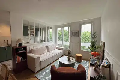 Image de Appartement pour 2 avec vue sur jardin