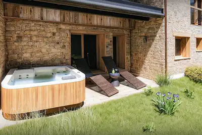 Image de Chalet Ferret - Vacances de luxe sur les pistes avec jacuzzi - Ovo Network