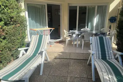 Image de appartement - Saint-Georges-de-Didonne, cour à 400 m de la mer très calme Rdc