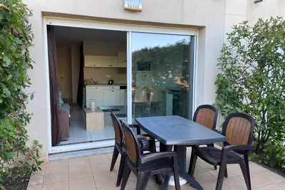 Image de Appartement rez-de-jardin, plain-pied cosy, 4 personnes dans résidence 3***