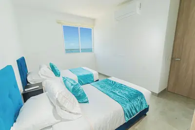 Image de New luxury oceanfront apartment in the Colombian Caribbean Apt. 1417 Santa Marta