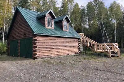 Image de Charming cabin in wonderful New Sweden with 80 acres of woods and trails
