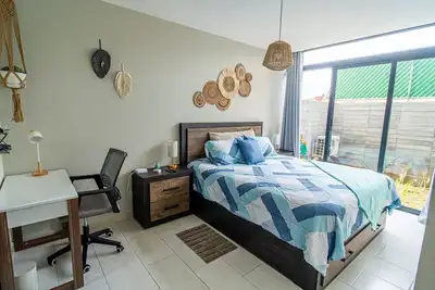 Image de Cozy apartment with garden, fast WiFi sofa bed and space for 3 comfortable people