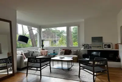 Image de Maison de vacances en forêt du Touquet. Jardin plein sud, terrasse, trampoline