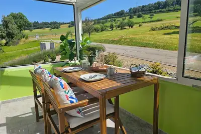 Image de Appartement de vacances Mandach pour 1 - 7 personnes avec 3 chambres à coucher - Logement de vacance