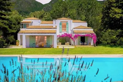 Image de Cinque Palme: Elegant Corfiot Villa with Sea & Mountain Views