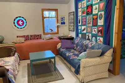 Image de Spacious, unique barn with beautiful views.