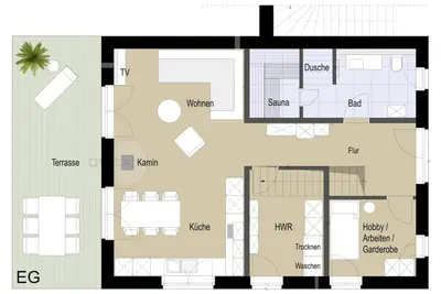 Image de Wellnesshaus Strandläufer on Fehmarn - luxurious vacation home with sauna and garden