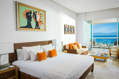 Image de Charming 2-bedroom Suite with fitness room and Ac in gorgeous Nuevo Vallarta