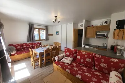 Image de Appartement chaleureux au pied des pistes avec Wi-Fi