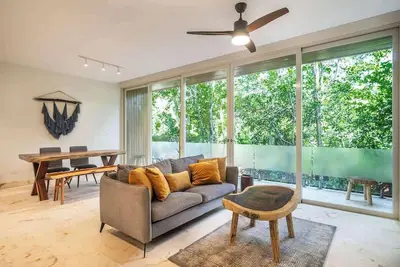 Image de Tulum Family Retreat | Eco-Luxury Apartment w/ Rooftop Pool, Jungle Views, Spa &