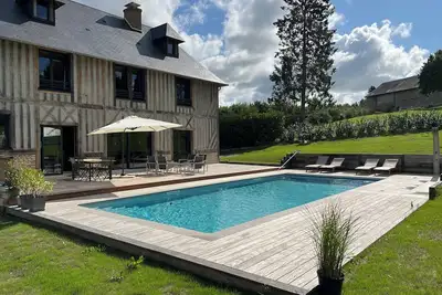 Image de Belle maison très confortable à 25 minutes de Deauville, avec piscine l'été