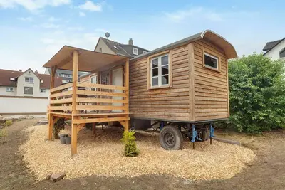 Image de Maison de vacances 'Tiny House' avec terrasse privée, Wi-Fi et climatisation