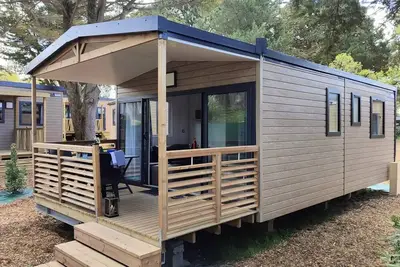 Image de Mobil Home Mittelmeer Komfort 26 m2 - 2 Schlafzimmer 4 Personen