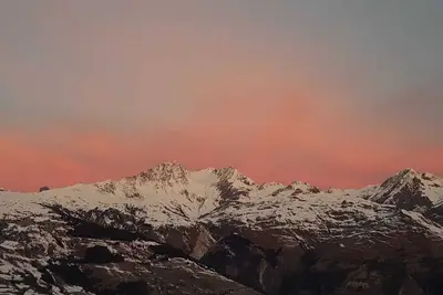 Image de Appartement au ski récent avec vue panoramique