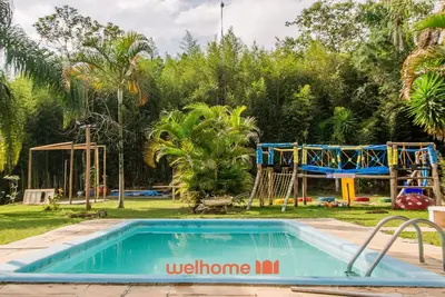 Image de Sitio em Santa Isabel com piscina e natureza