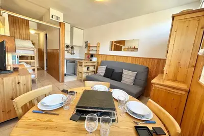 Image de À 200m des pistes de ski, 3ème étage, casier à ski, 22m², Vars