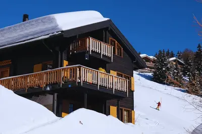 Image de The chalet \"Chratidudel\" on Bettmeralp is a very special holiday home.