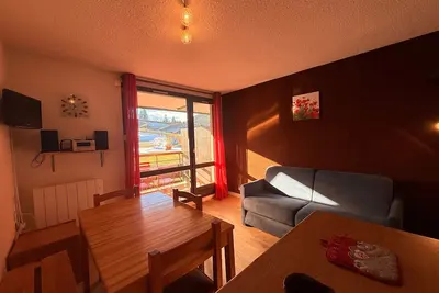 Image de Studio cabine 27m2 à Villard-de-Lans, pour 4 personnes, balcon sud, proche des navettes