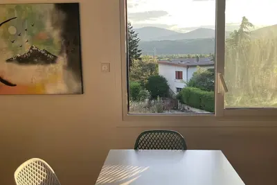 Image de Logement climatisé au pied du Pilat. Neuf. 6 à 7 voyageurs. complètement équipé.
