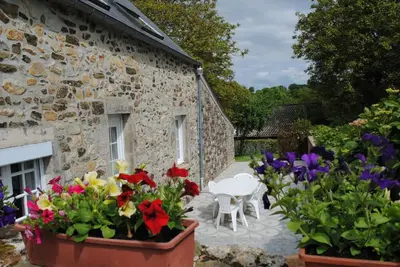Image de Maison de charme à Brix avec terrasse et jardin, animaux acceptés