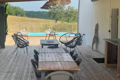 Image de Maison de vacance à la campagne, piscine privée  sans vis à vis, calme assuré