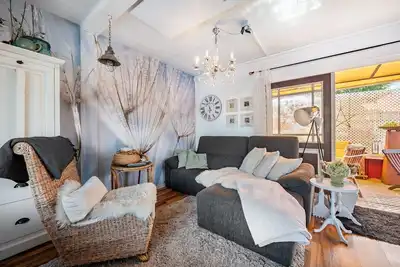 Image de Appartement 'Kleine Oase Stuhr Im Container E G' avec terrasse partagée, jardin partagé et Wi-Fi