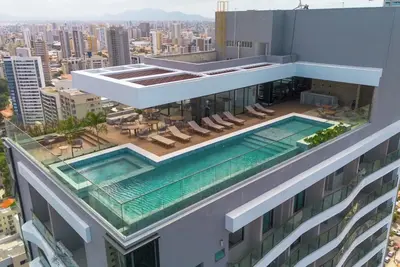 Image de Modern studio with rooftop sea view