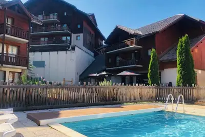 Image de Bel appartement familial à 1800m résidence avec piscine