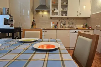 Image de Bright house with garden, balcony, panoramic view and fully equipped kitchen.