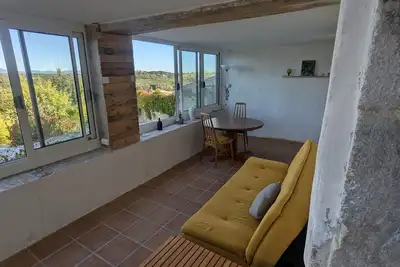 Image de Grand studio vue panoramique avec terrasse, proche Gorges du Verdon & Moustier